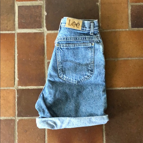 Lee Pants - VTG Lee High Waisted Denim Shorts